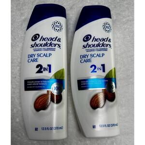 (Pack of 2)Head & Shoulders 2 in 1 Dandruff Shampoo and Conditioner, Dry Scalp C